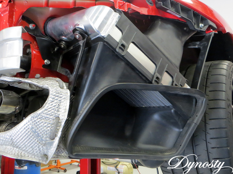 Porsche 911 Turbo S 997 Champion intercooler installed at Dynosty