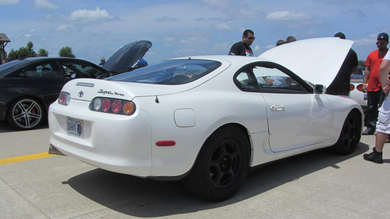 Wade Toyota Supra Turbo chicago half mile rear view