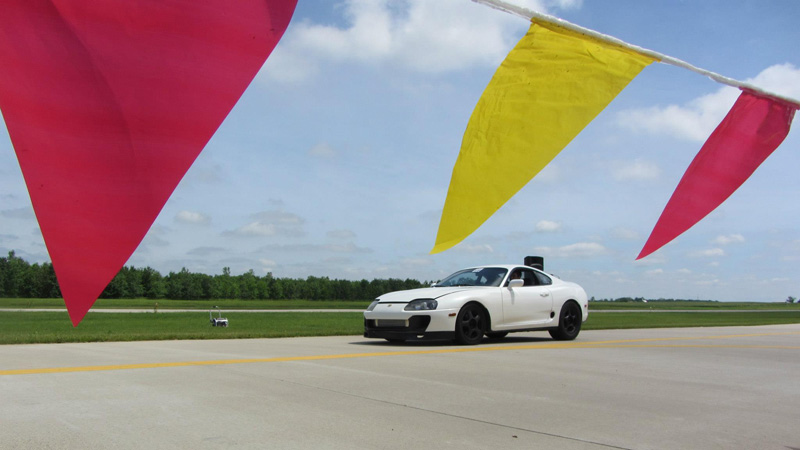 Wade Toyota Supra Turbo chicago half mile