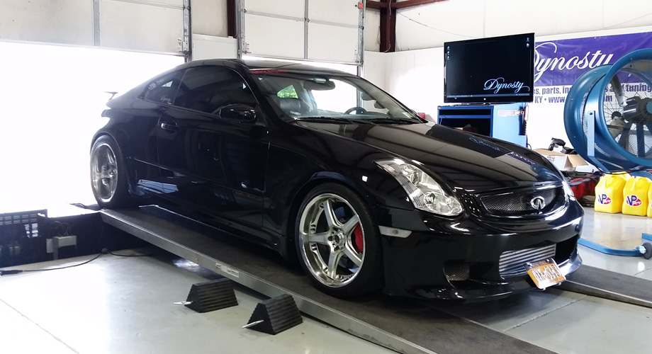 Mark 2005 G35 Pump Gas on Dynosty dyno tuning